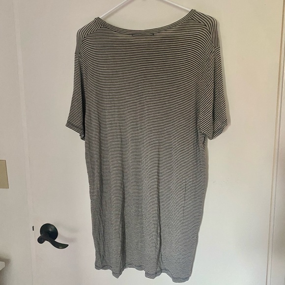Brandy Melville Striped Oversized T-shirt Dress - Picture 2 of 5